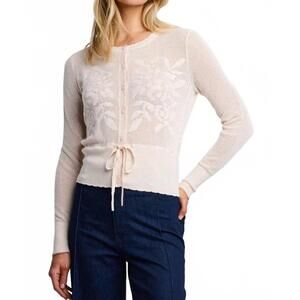 NEW LISA TODD flirt sweater in sheepskin
